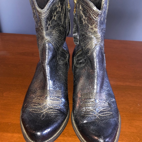 Boutique 9 Jolisa Silver 10M Women’s Cowboy Boots - Picture 5 of 8